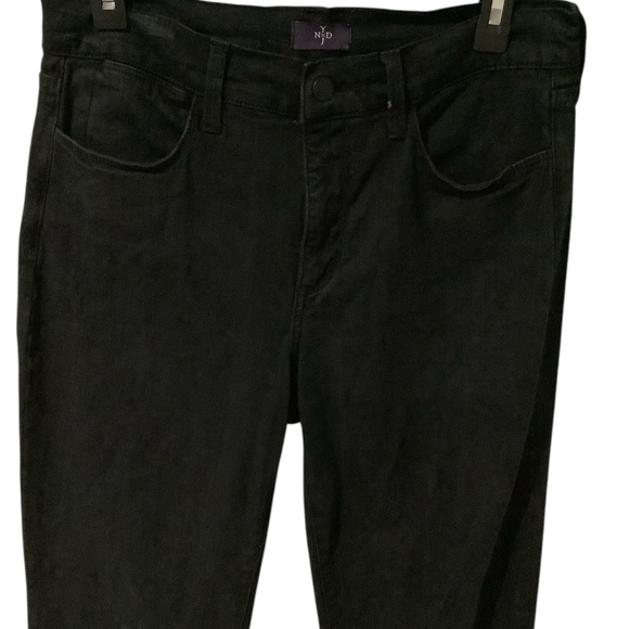 NYDJ Women's Black Stretch Boot Cut Jeans EUC Size 8 - Picture 5 of 12
